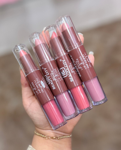 رژلب دوطرفه جامد و مایع BEAUTY CITY®