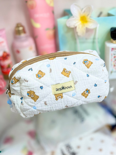 میکاپ بگ پینترستی ریسمانا ( کیف ارایش ) طرح تدی🐻