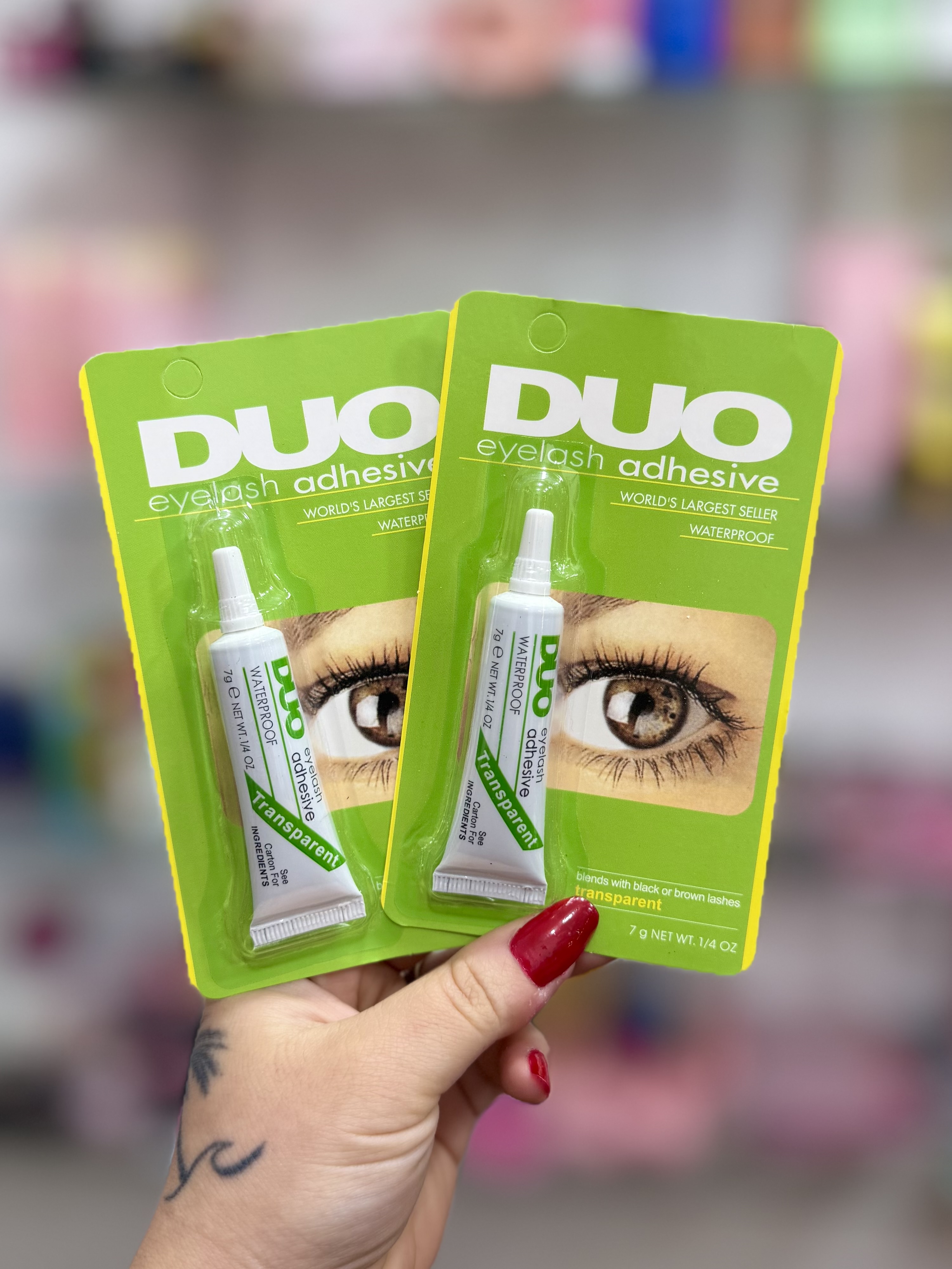 چسب مژه بی رنگ دان DUO